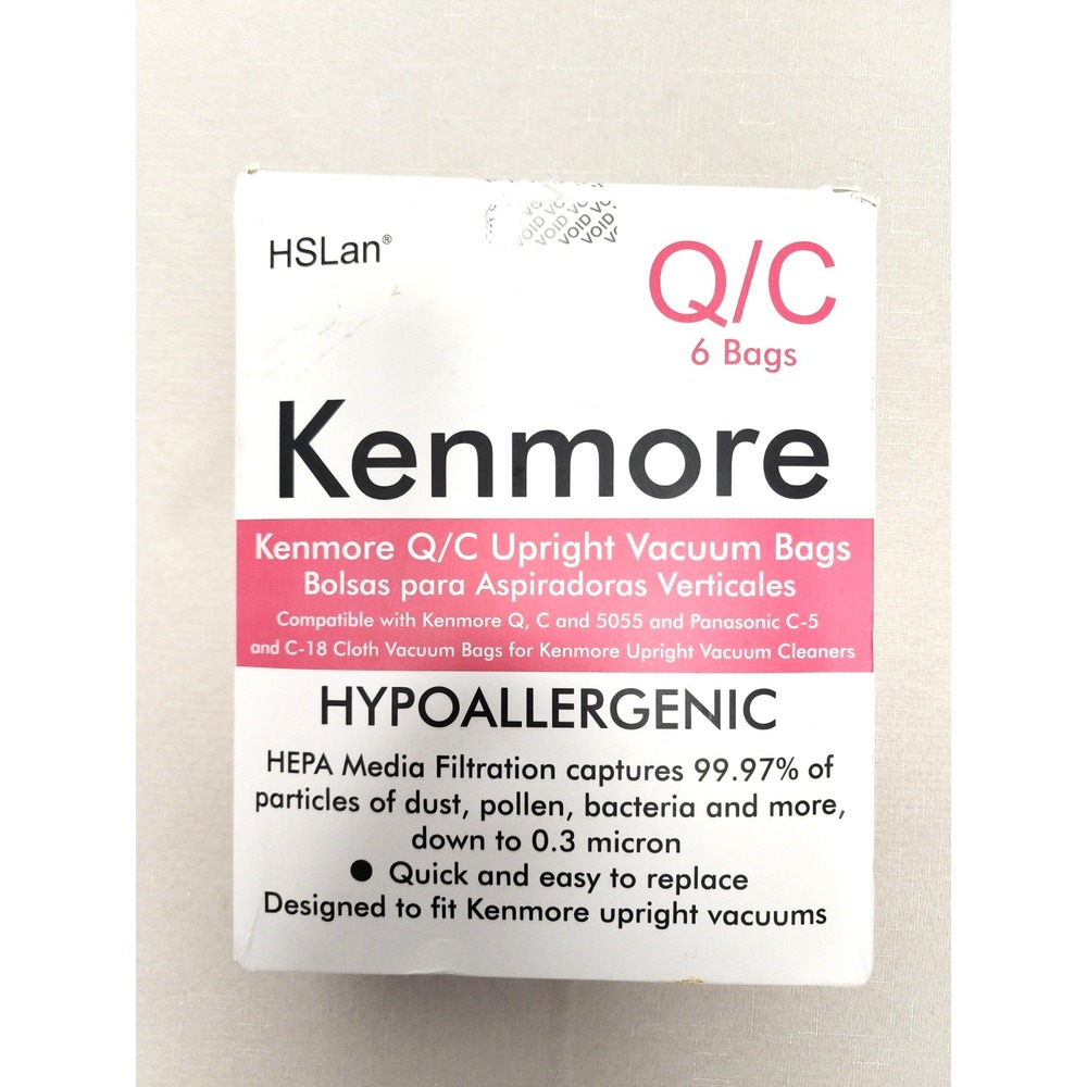 HS Lan Kenmore Q/C Upright Vacuum Bags Hypoallergenic  Kenmore Q/C/5055 See Desc